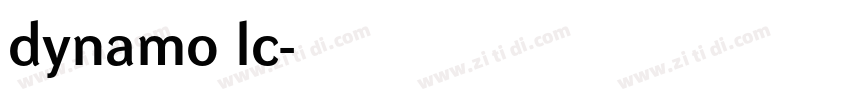 dynamo lc字体转换